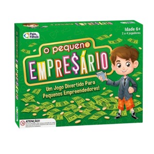 Jogo de Tabuleiro O Pequeno Empresário Pais e Filhos