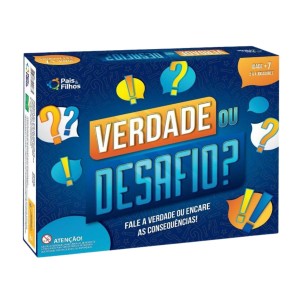 Jogo de Tabuleiro Verdade ou Desafio Pais e Filhos
