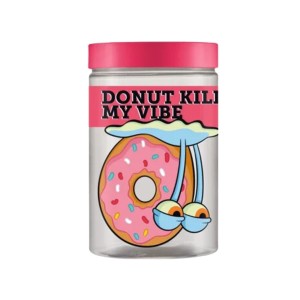 Pote Organizador Transparente Gary Caracol Bob Esponja 1,5L