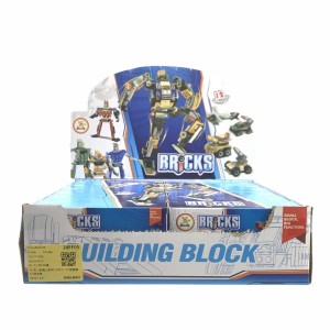 Brinquedo Educativo Blocos de Montar Robôs Bricks Montessori