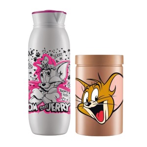 Kit Tom & Jerry Pote organizador 400ml  e Jarra 1,5L