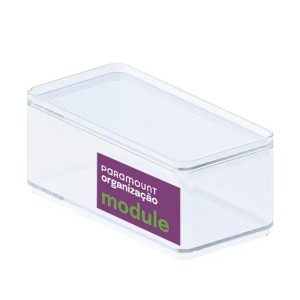Caixa Organizadora Module B1 13,6,6,8 x5,8cm Transparente