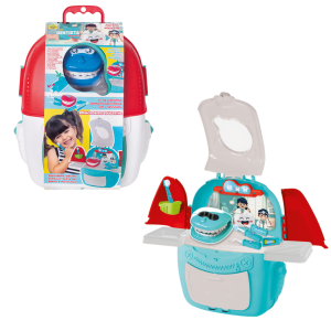 Brinquedo Mochila Dr. Dentista Com Instrumentos E Boquinha