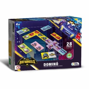 Jogo Dominó Batwheels DC Com 28 Peças Pais & Filhos