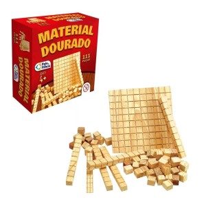 Material Dourado 111 Pçs Aprendizagem Números Pais & Filhos