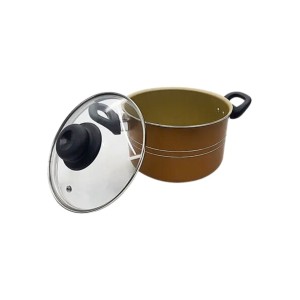 Panela Caçarola Antiaderente Premium Cobre 2L N16 Araflon