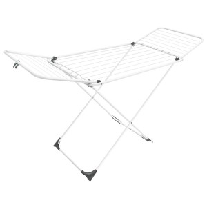 Varal de Chão Mega Aço - Suporta 30kg, Ideal para Família