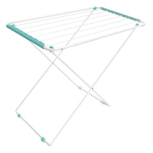 Varal de Chão Milano Aço - Suporta 18kg, Compacto e Versátil