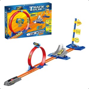 Brinquedo Pista Corrida Looping Com Lançador e Acessórios 