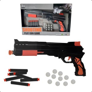 Pistola de Dardos Shooting Play Gun Game com Munição Dupla