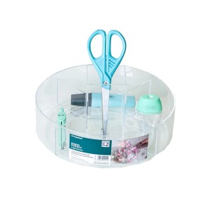 Organizador Giratório com 5 Divisórias Transparente da Paramount